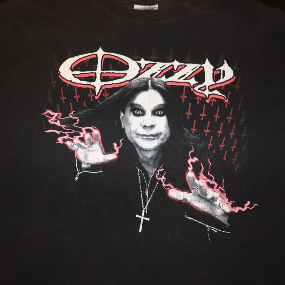 Ozzy Osbourne Vintage 2002 Tee XL – Tennessee River Tag– Tour Rock Band Metal